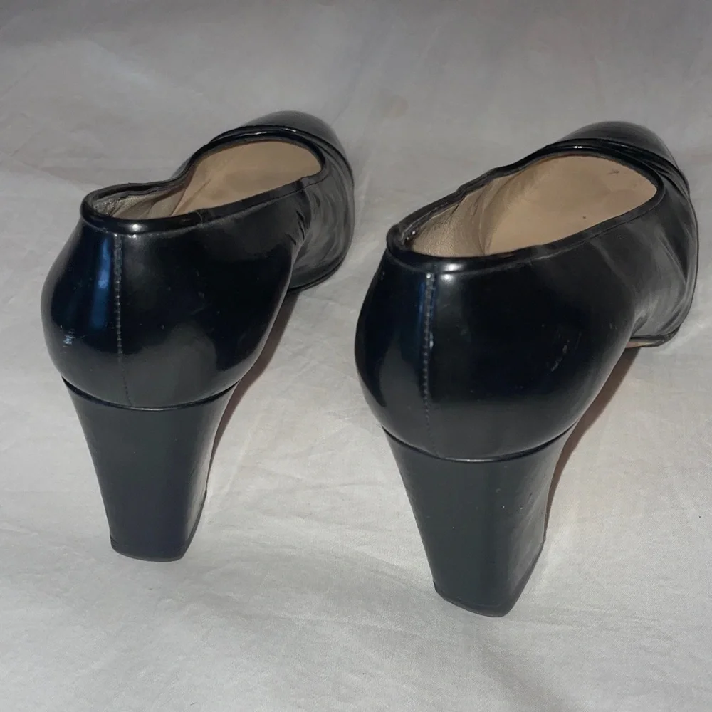 Italian Black Women's Pumps 9M - Picture 5 of 13